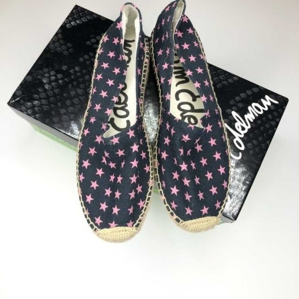 Sam Edelman Pink Star Espadrille Shoes - Picture 5 of 7